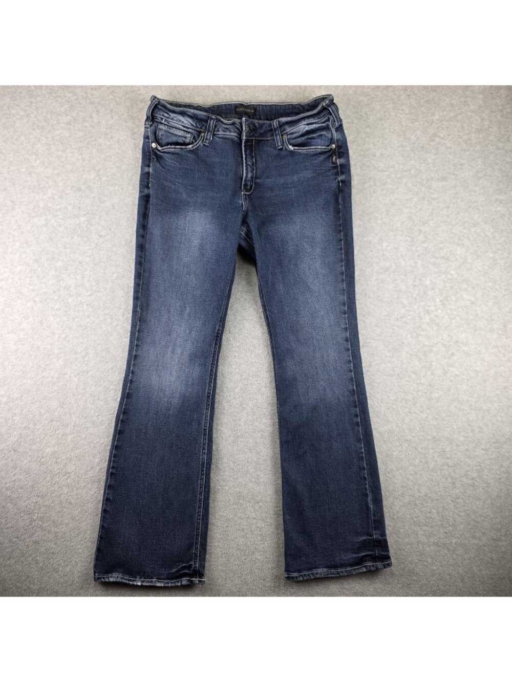 Silver Jeans Suki Jeans Womens 32x33 Blue Slim Bootcut Stretch Denim